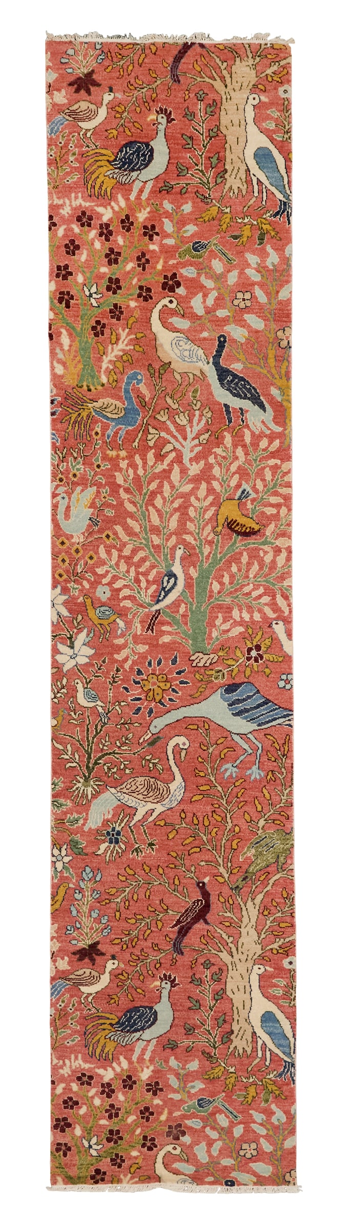 Peshawar Birds of Paradise Runner: Peshawar Birds of Paradise Runner 2' 6" x 12' 2"