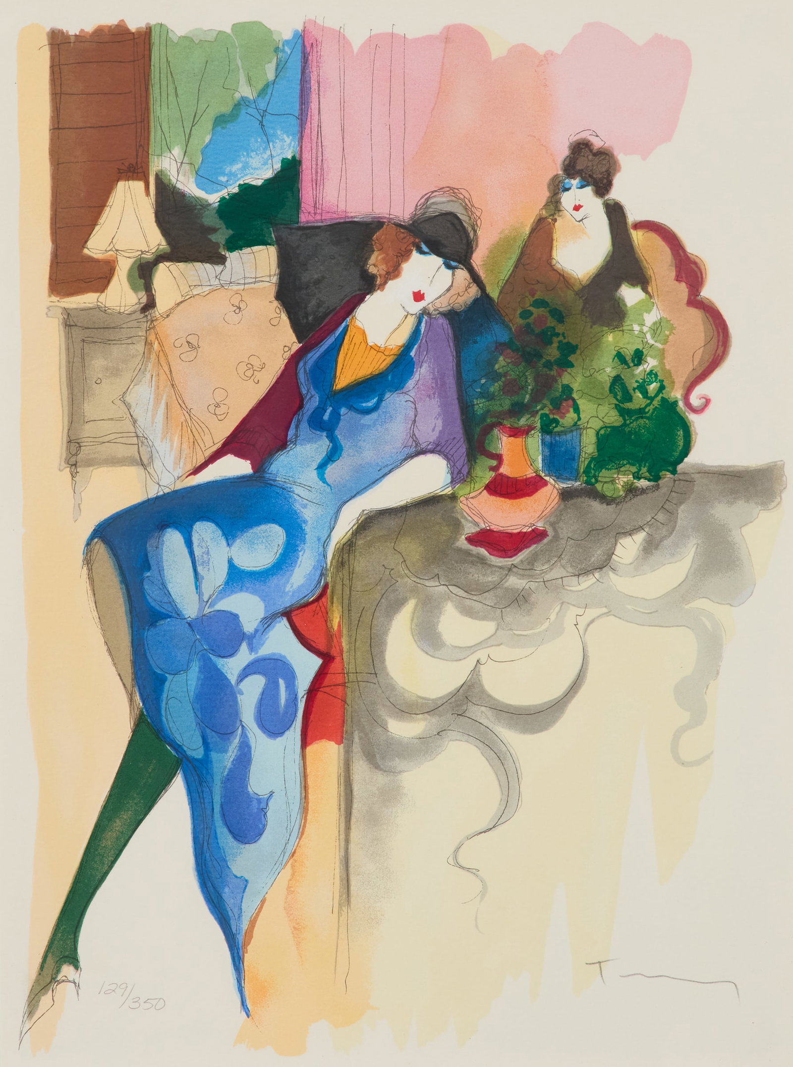 Itzchak Tarkay (Serbian/Israeli, 1935-2012) (1 of 4)