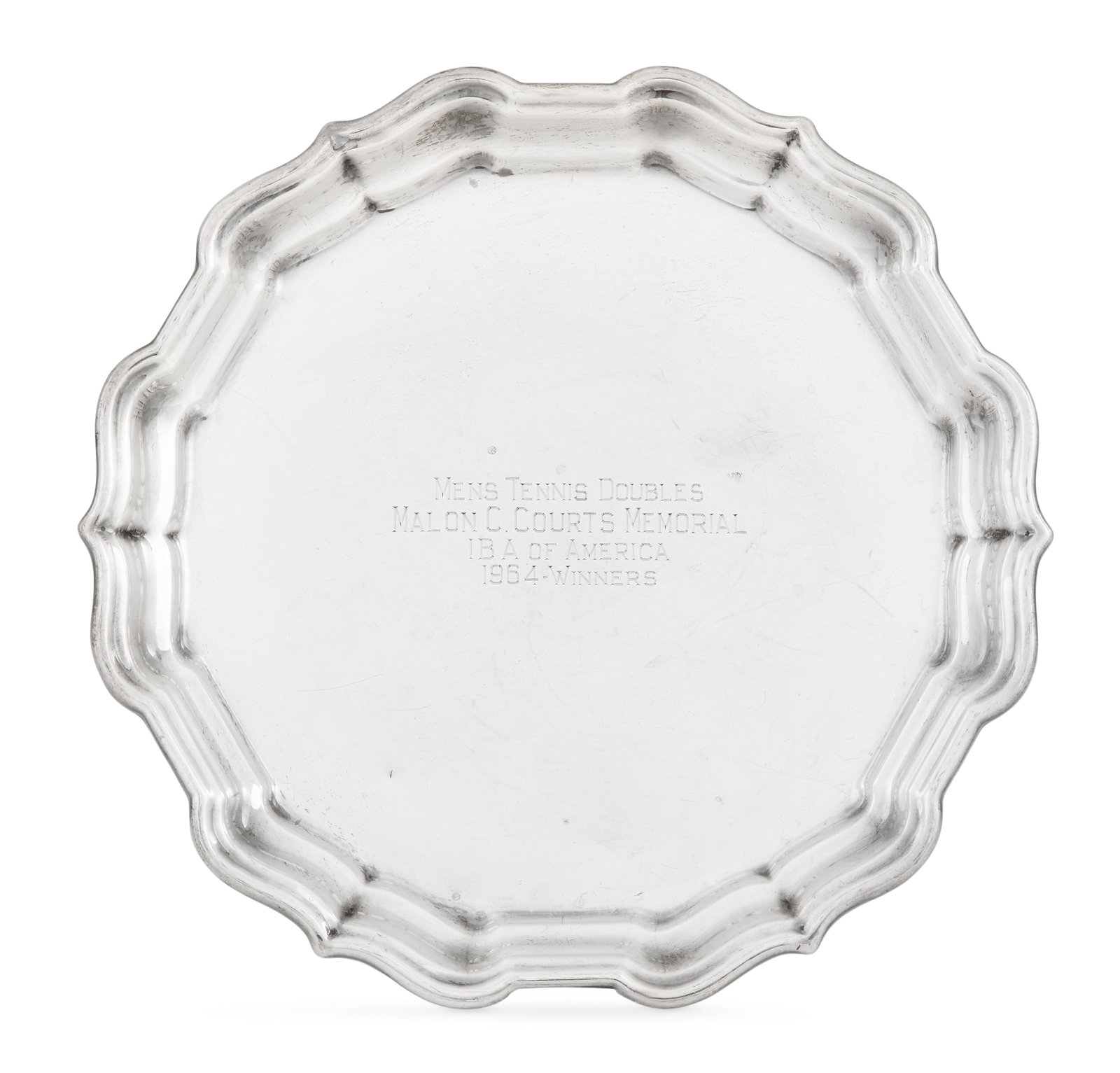 Reed & Barton Sterling "Chippendale" Waiter (1 of 4)