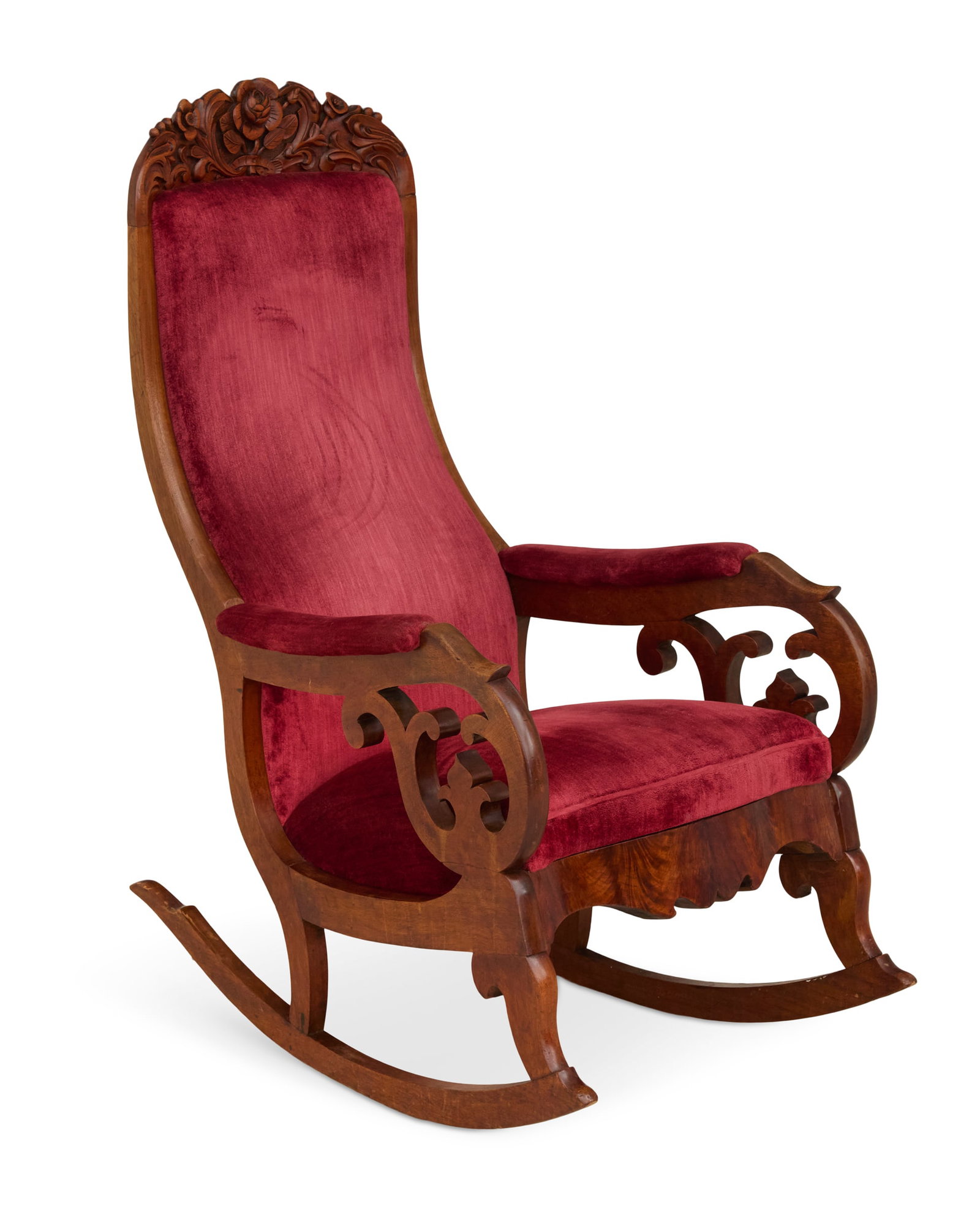 Rare American Late Classical Rocking Chair (1 of 3)