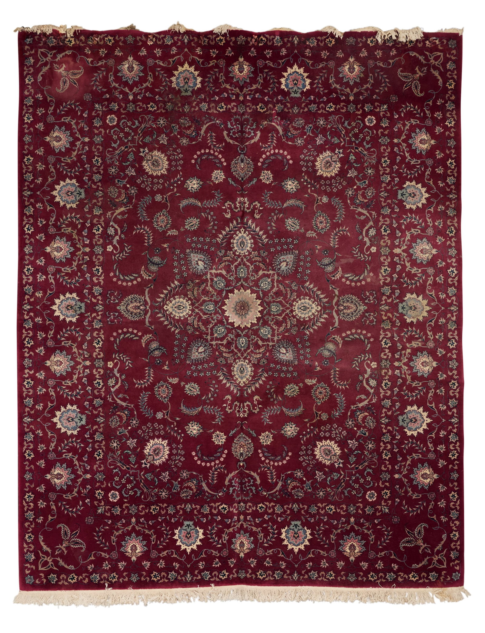 Semi-Antique Kashan Carpet (1 of 3)