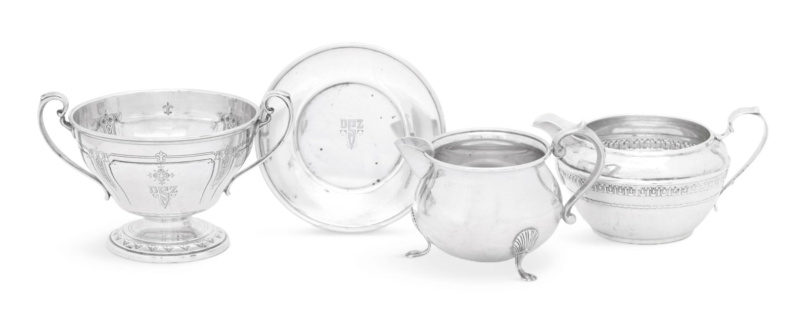 Four Pieces of American Sterling Silver Tableware (1 of 5)