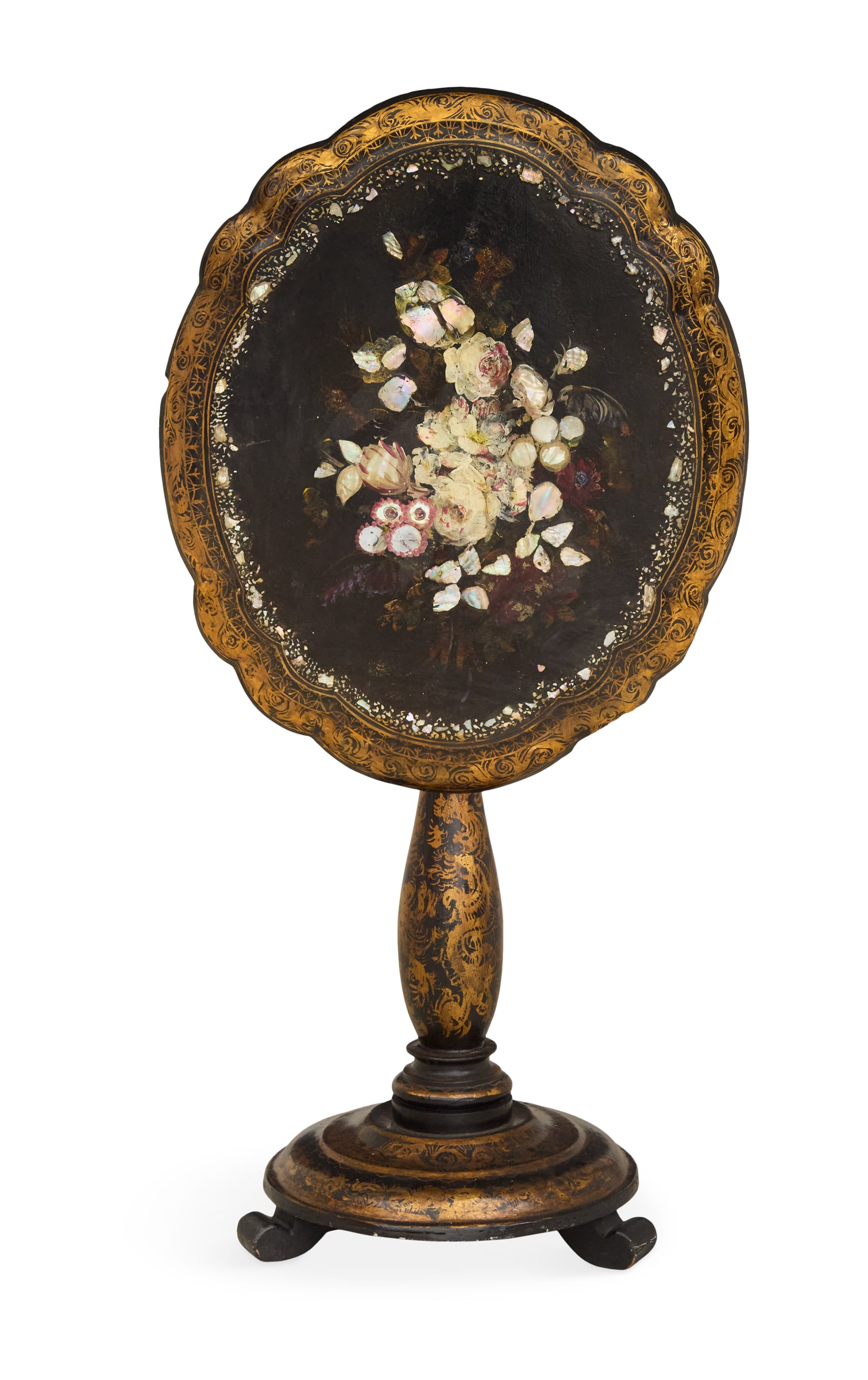 Victorian Papier-Mache Occasional Table (1 of 3)