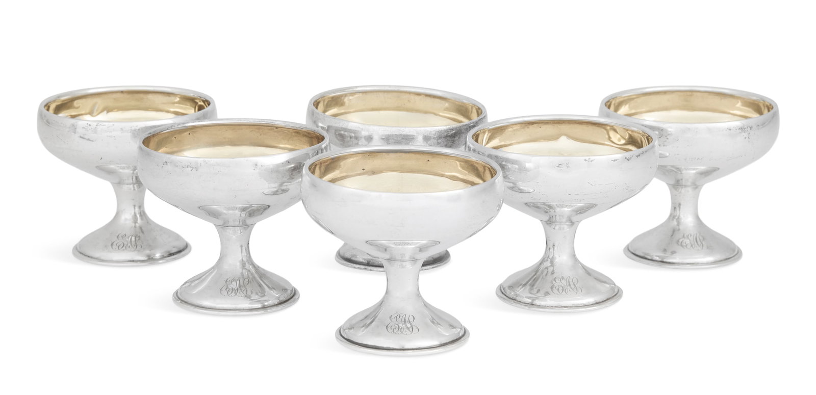Six American Sterling Silver Sherbet Cups (1 of 3)
