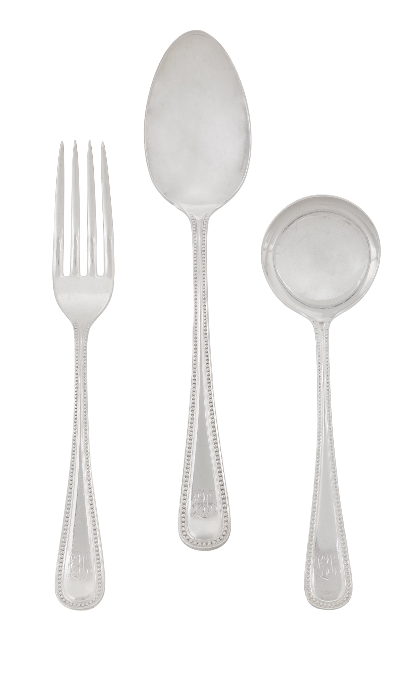Frank W. Smith "Bead" Sterling Silver Flatware (1 of 3)