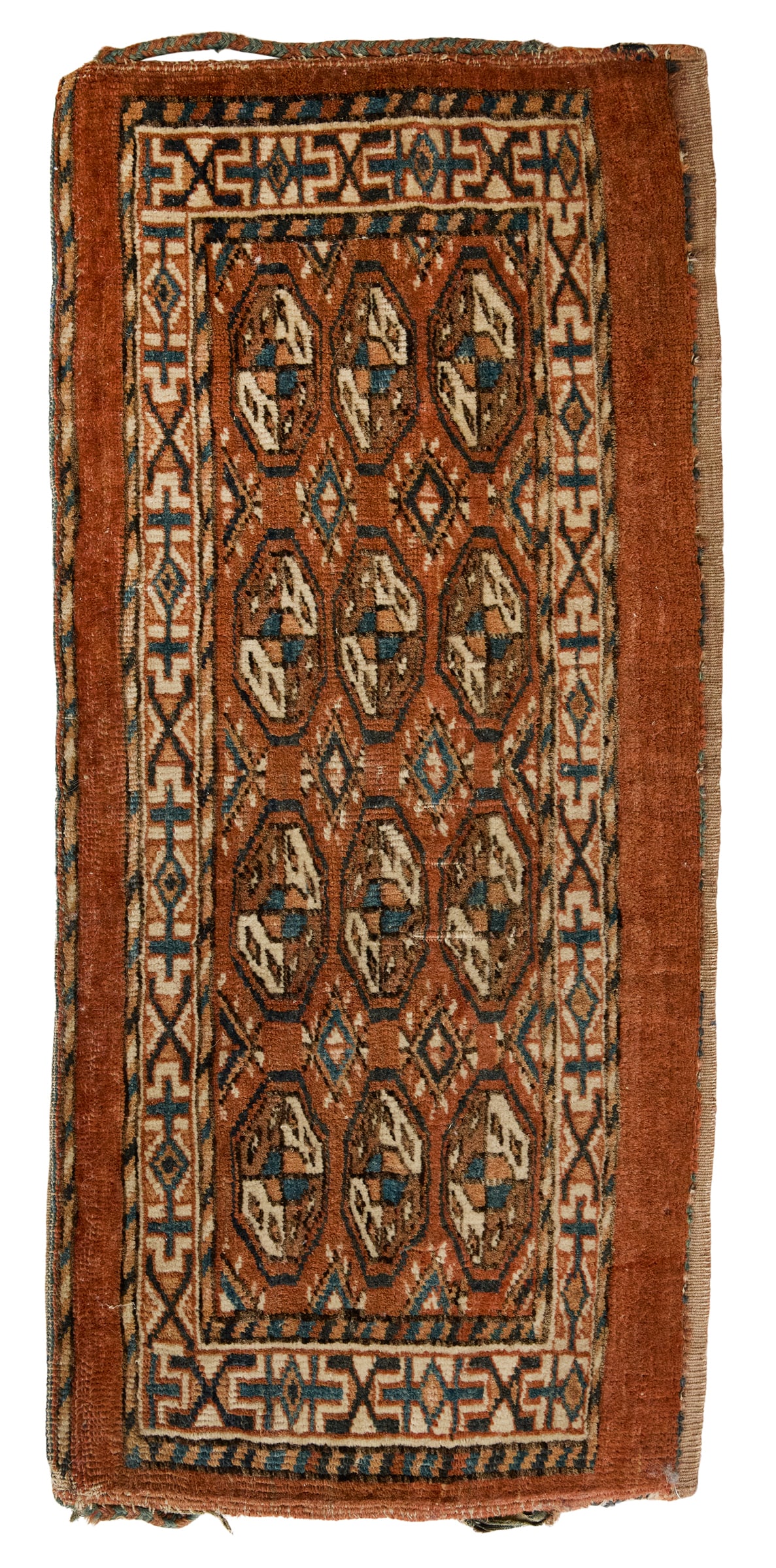 Semi-Antique Bokara Saddle Bag Carpet (1 of 2)