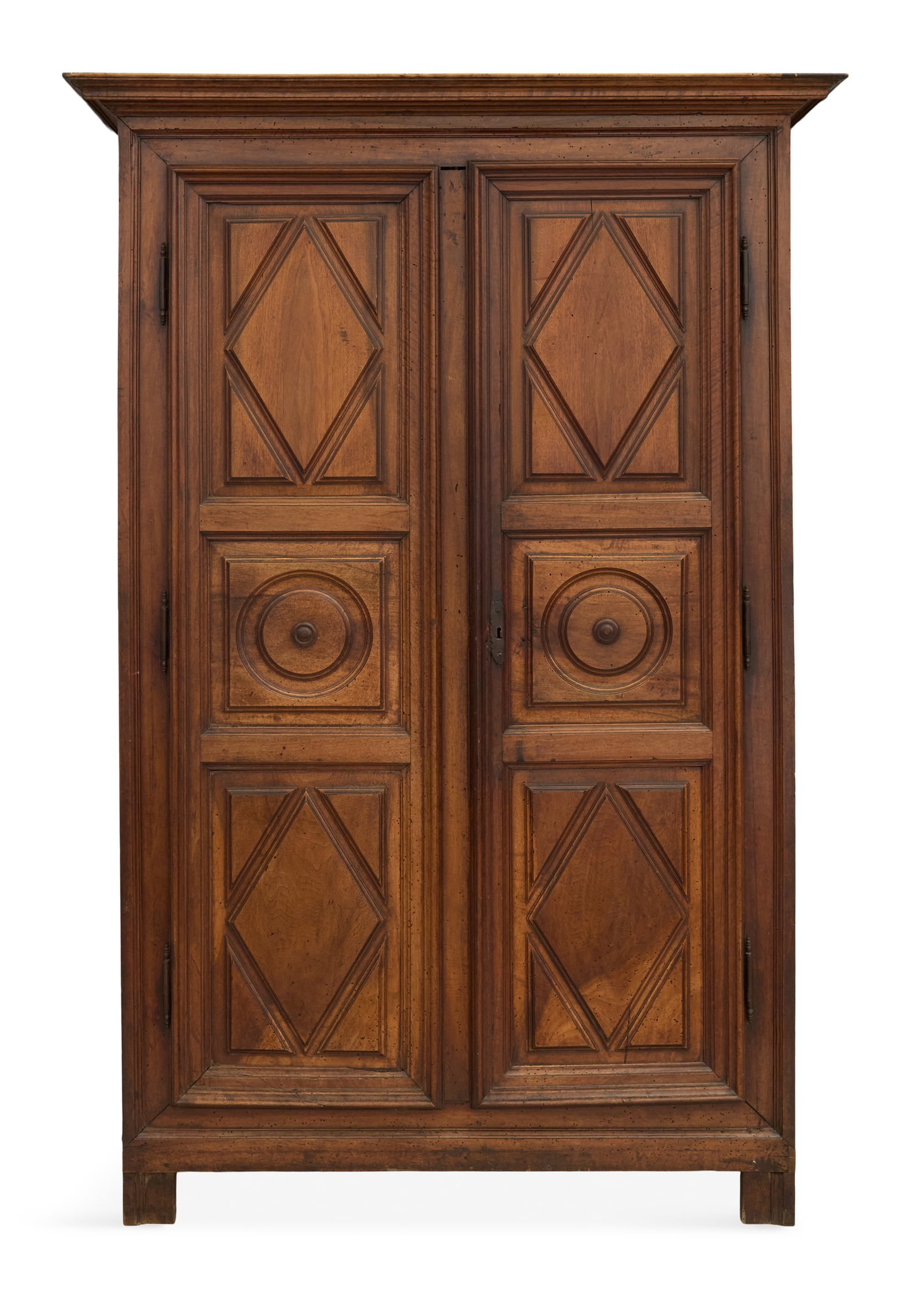 Continental Walnut Double-Door Armoire (1 of 4)