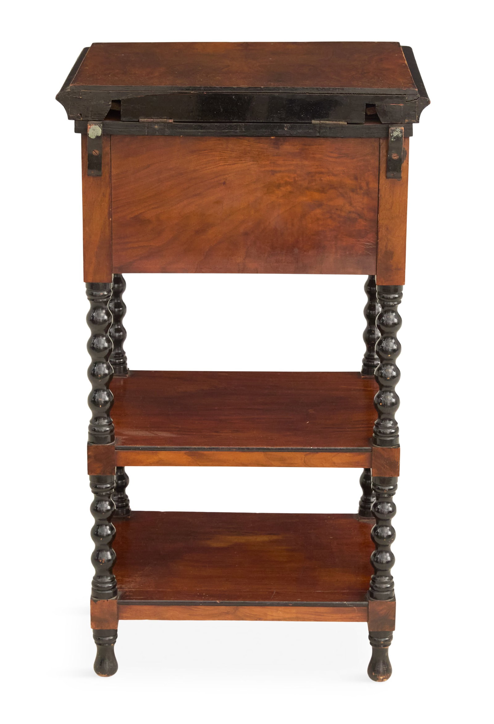 Unusual Continental Walnut Work Table - 4