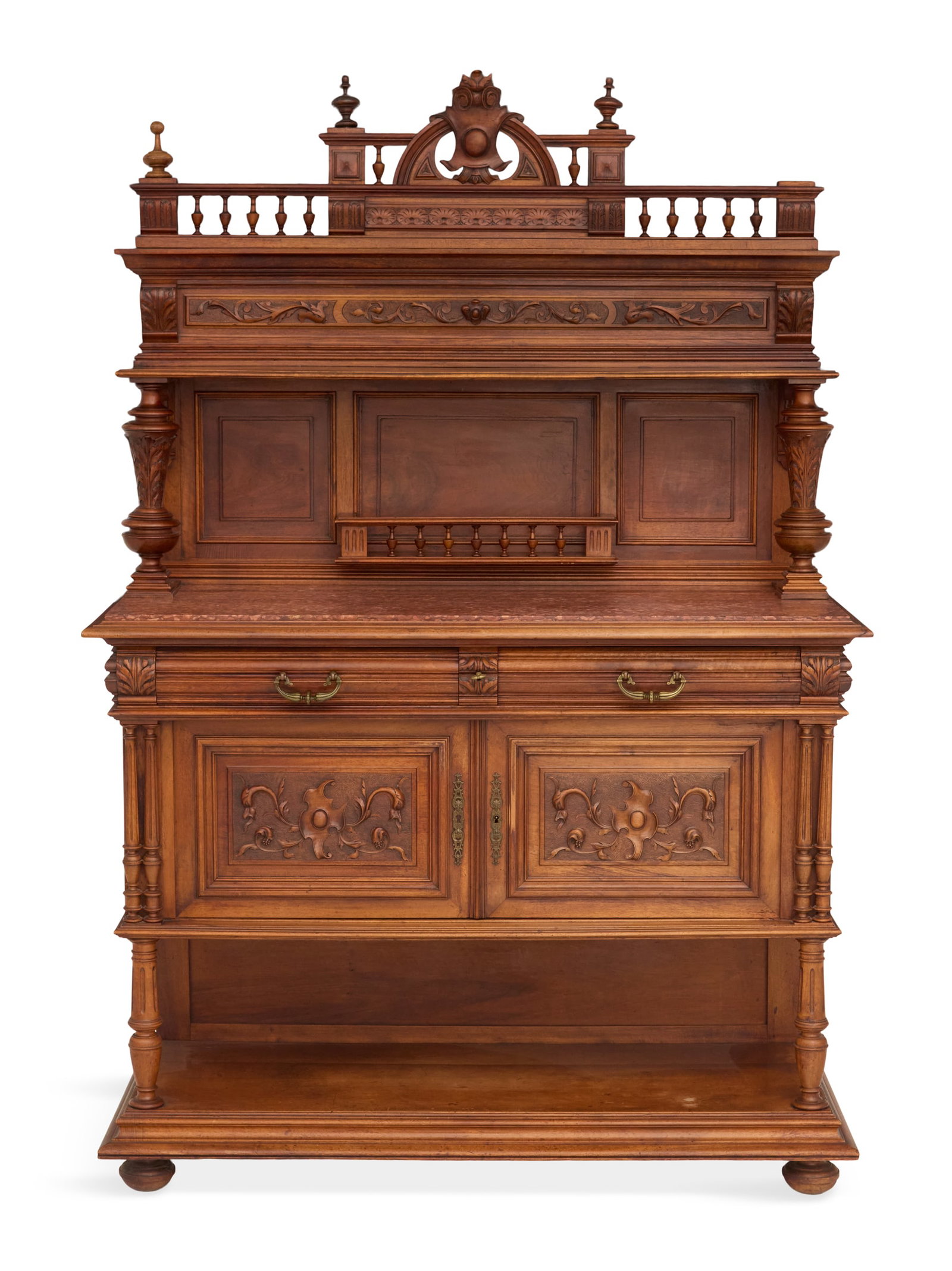 French Renaissance-Style Marble-Top Sideboard (1 of 4)