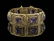 14 Kt. Yellow Gold and Amethyst Bracelet