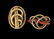 Two Victorian Yellow Gold-Filled Looping Brooches