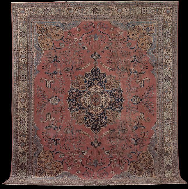 Antique Turkish Carpet: Antique Turkish Carpet, 12' x 14' 4".