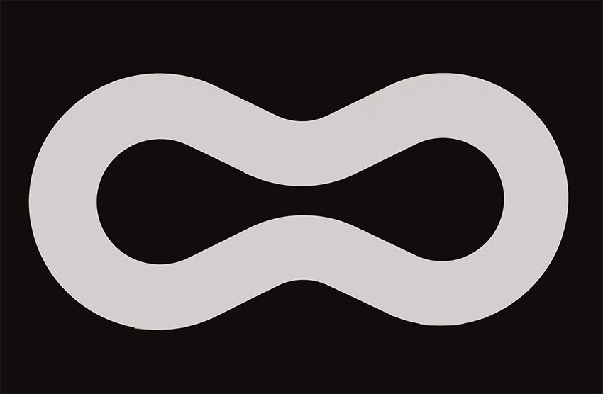 Christian Eckart (Canadian/Houston, b. 1959): Christian Eckart (Canadian/Houston, b. 1959) "Untitled I", 2005, polished aluminum, from the Circuit Painting series, inscribed "Circuit Painting 1 of 6", dated, and signed en verso, 36" x 78".