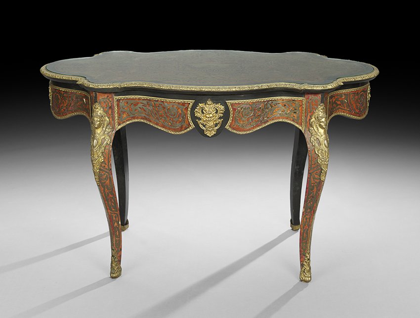 Napoleon III Ebonized and Boulle Center Table (1 of 2)