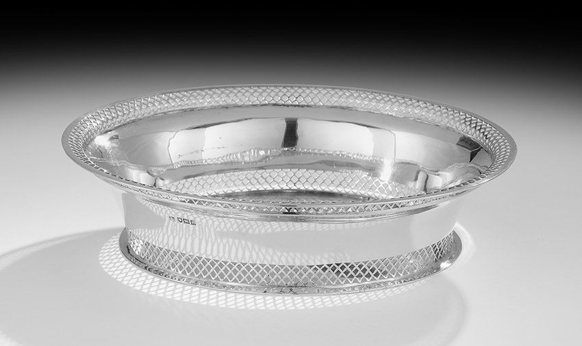 George V Sterling Silver Fruit Bowl (1 of 1)