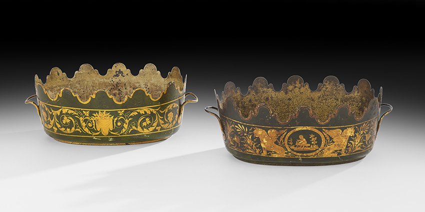 Two Similar French Tole-Peinte Verrieres (1 of 3)