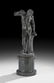 Mottled Green Marble Sculpture of a Satyr