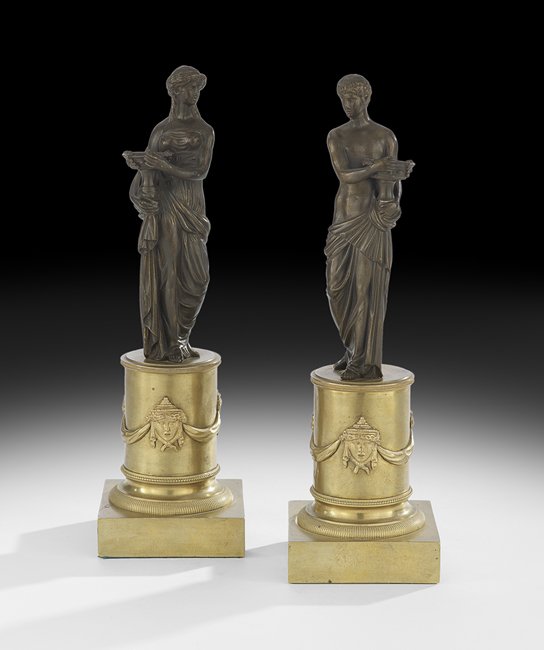Pair of Napoleon III of Greek Figures (1 of 2)