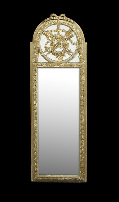 French Belle Epoque Parcel-Gilt Pier Mirror (1 of 1)