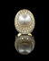 18 Kt. Gold, South Sea Pearl and Diamond Ring