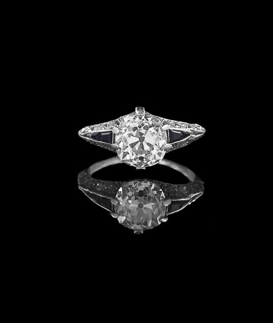 Platinum and Diamond Ring (1 of 1)