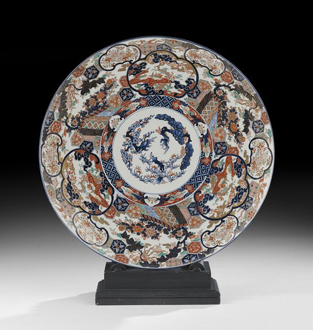 Large Japanese Imari Charger (1 of 2)