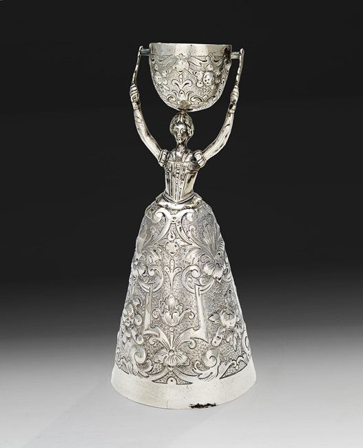 German Sterling Silver Historizmus Wager Cup (1 of 1)