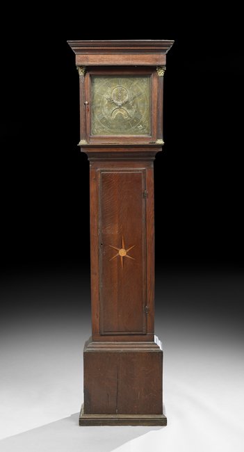 George III Oak Tall Case Clock (1 of 2)