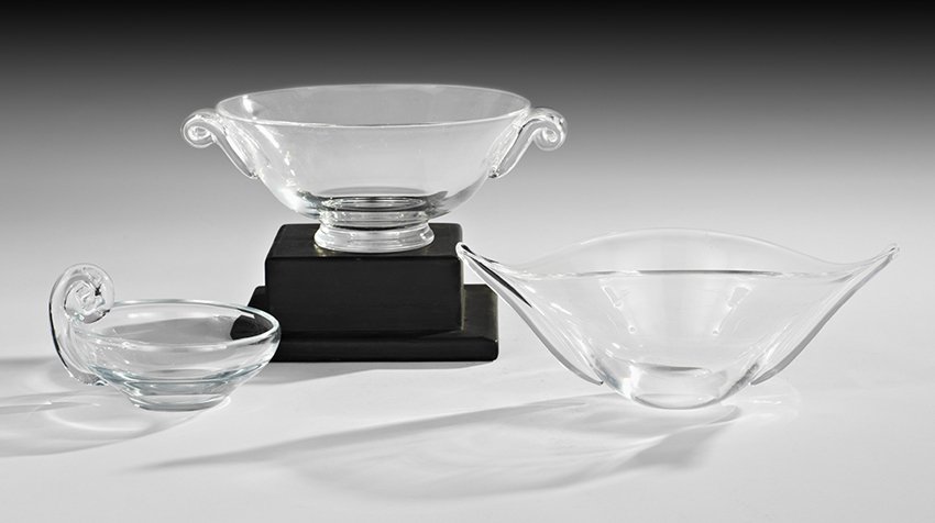 Three-Piece Collection of Steuben Crystal (1 of 1)