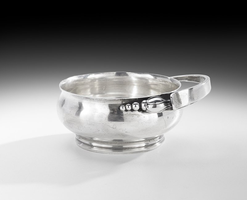 Alphonse LaPaglia Modernist Silver Porringer (1 of 1)