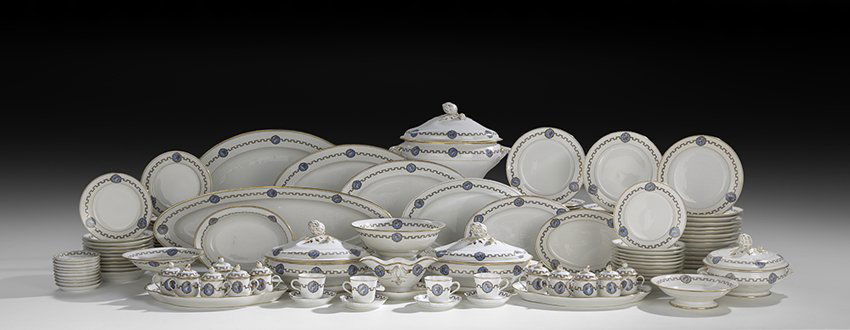 Extensive "Old Limoges" Partial Dinner Service (1 of 3)