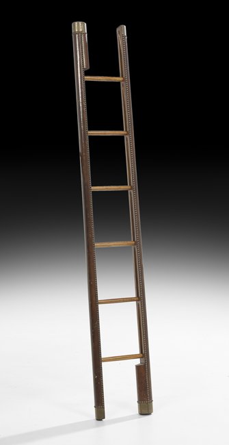 Edwardian-Style Folding Library Ladder (1 of 2)