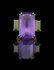 18 Kt. Yellow Gold, Amethyst and Tourmaline Ring
