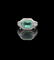 Platinum, 18 Kt. Gold, Emerald and Diamond Ring