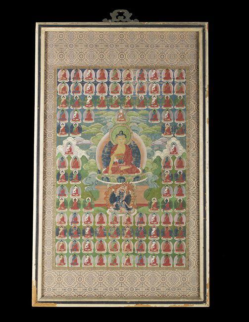 Pair of Indo-Tibetan Thangkas (1 of 2)