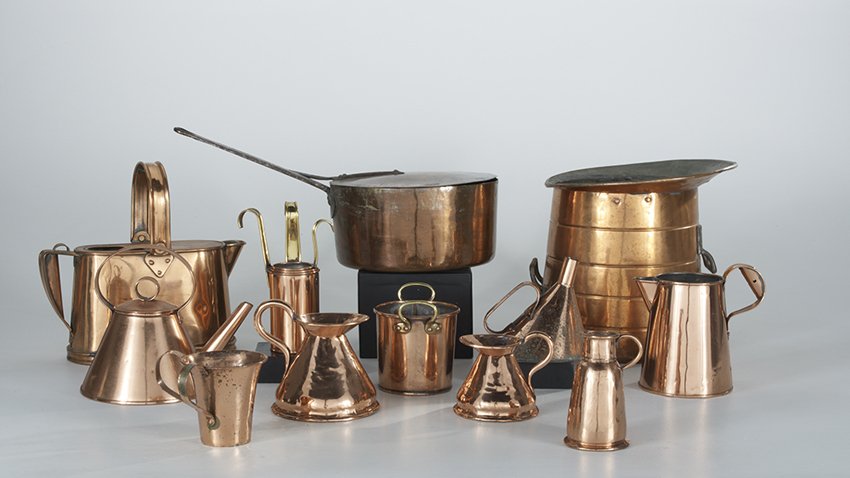 Fourteen-Piece Collection of Antique Copper (1 of 1)