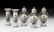 Chinese Famille Rose Five-Piece Garniture Set