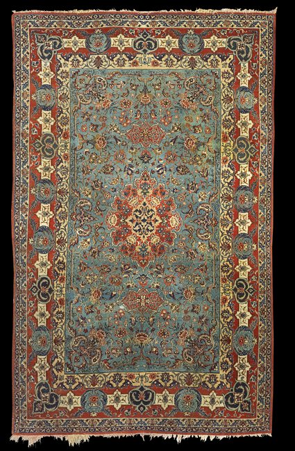 Antique Isfahan Carpet (1 of 1)