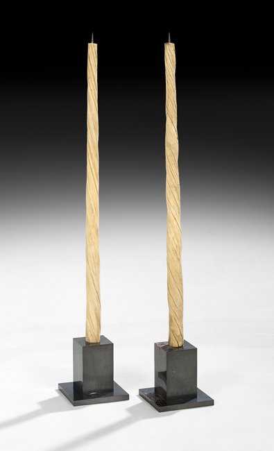 Pair of Nineteenth-Century Narwhal Tusks (1 of 1)