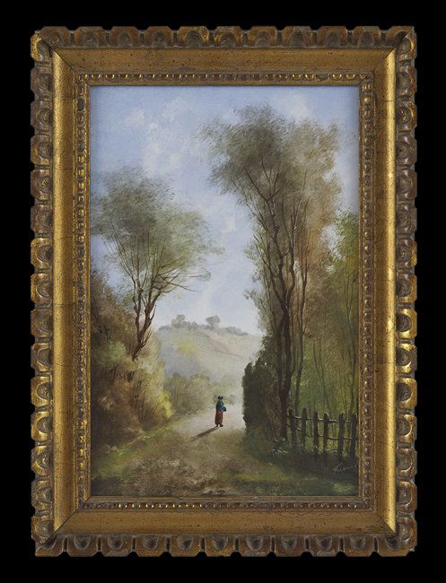 Pair of Continental Porcelain Plaques (1 of 2)