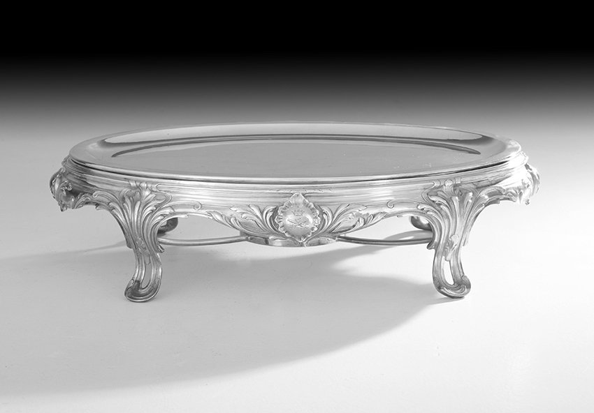 Napoleon III Christofle Silverplate Chauffe-Plat (1 of 3)