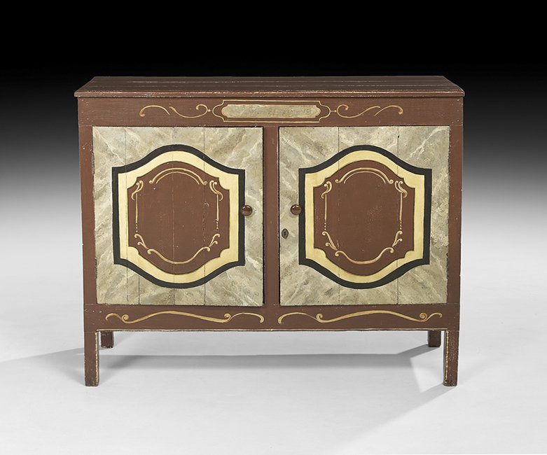 Provincial Polychrome Cabinet (1 of 2)