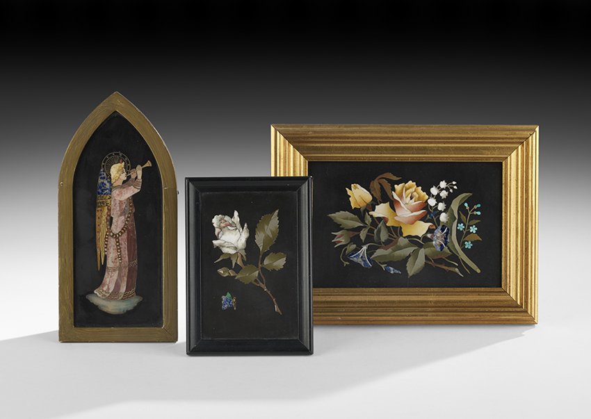Three Italian Pietra Dura Plaques (1 of 1)