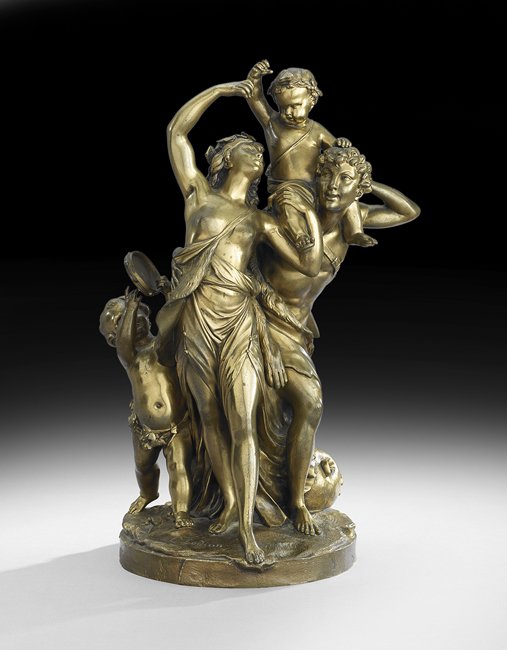 French Gilt Bronze of "Le Triomphe de Bacchus" (1 of 3)