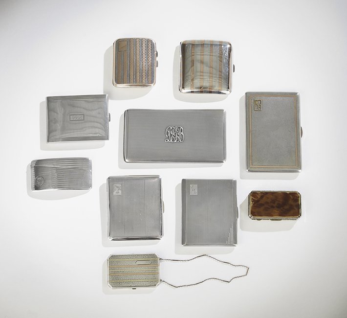 Ten Assorted Sterling Silver Cases (1 of 1)
