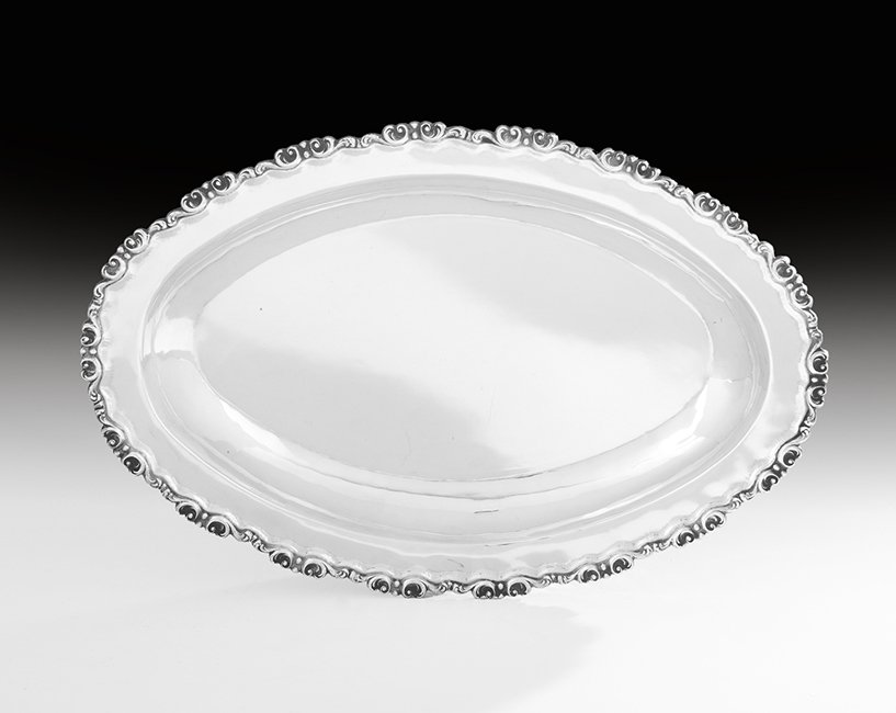 Peruvian .900 Silver Platter (1 of 1)