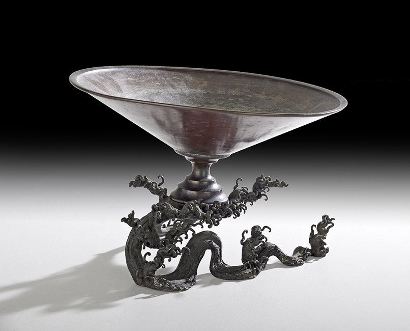 Japanese Bronze Usubata (1 of 1)