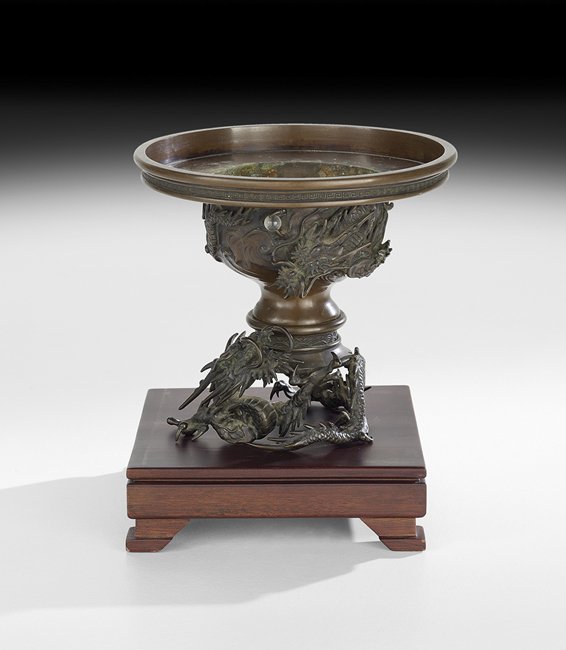 Japanese Bronze Usubata (1 of 3)