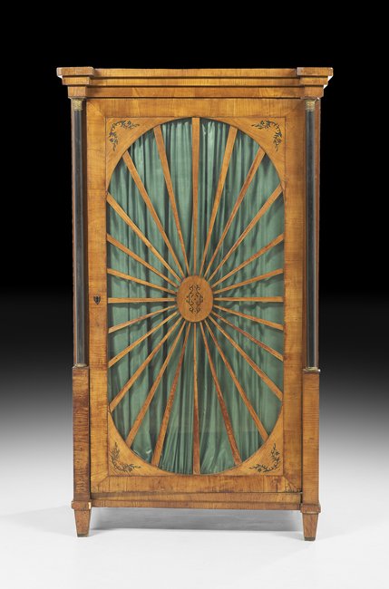 Biedermeier Fruitwood Cabinet (1 of 2)