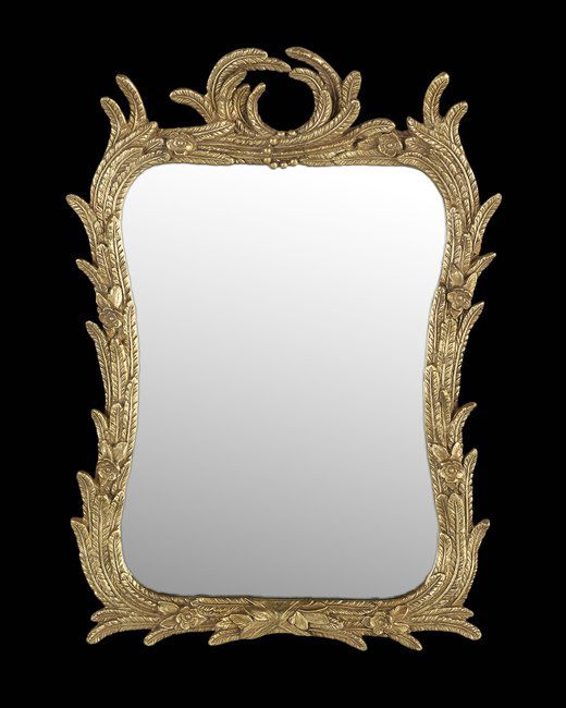 Rococo-Style Giltwood Mirror (1 of 1)